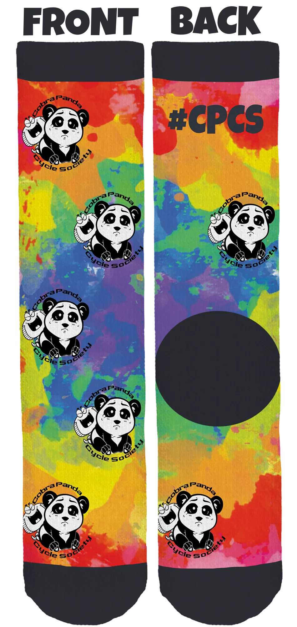 Cobra Panda Cycle Society Crew Socks