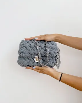 Cross-Cross Crochet Clutch - Downloadable Chunky Crochet Pattern