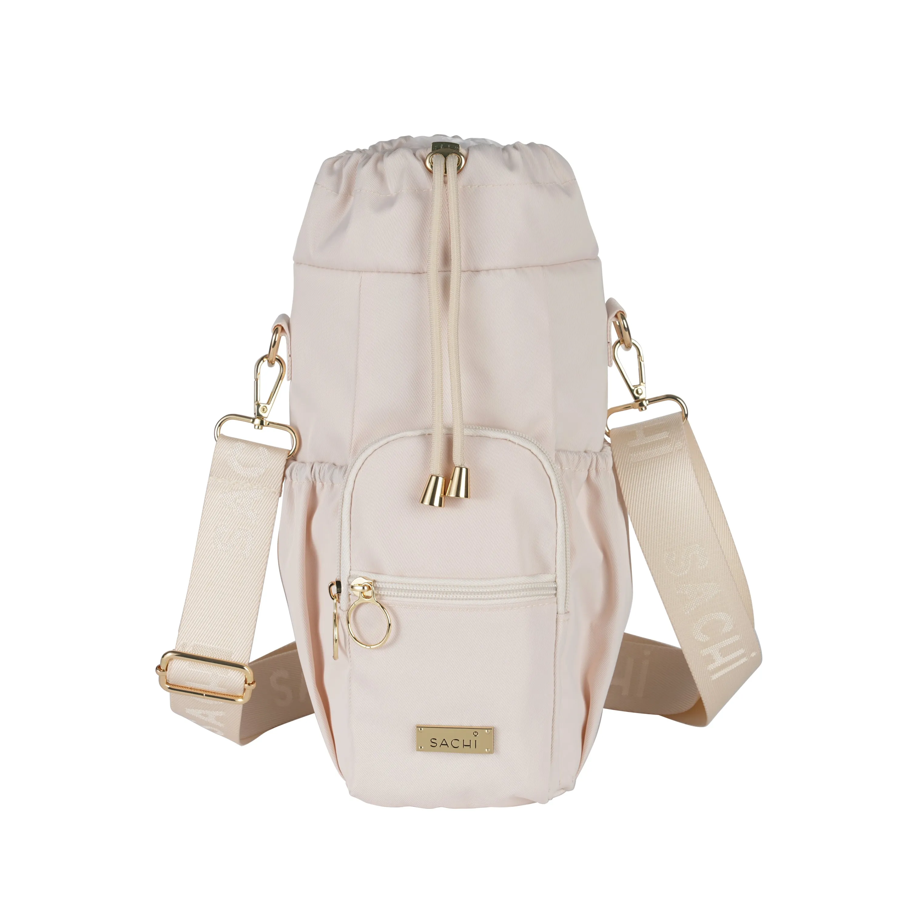 Crossbody Insulated Bottle Bag Alabaster