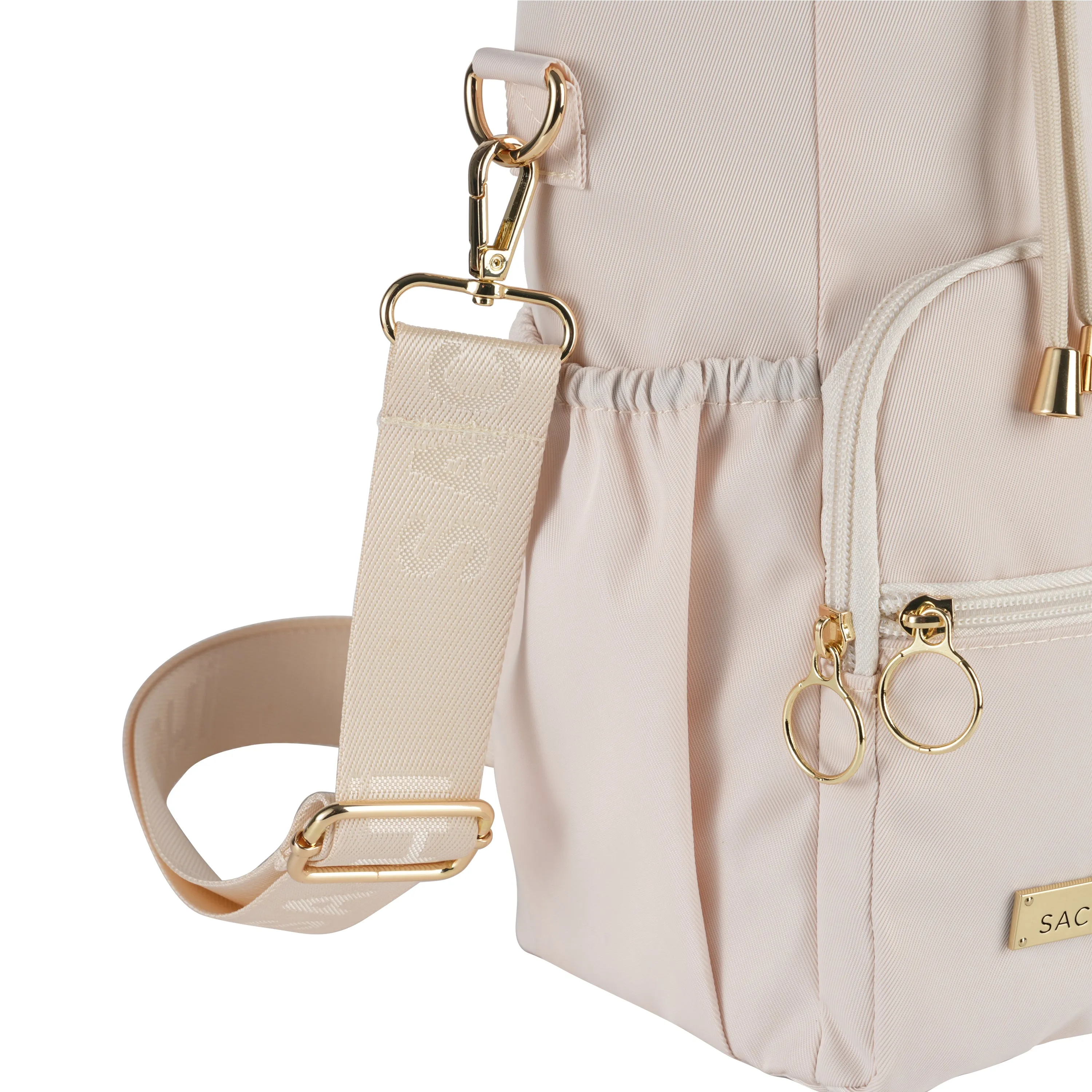 Crossbody Insulated Bottle Bag Alabaster