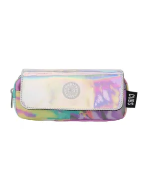 CUBS PASTEL TIE DYE HIGH SCHOOL PENCIL CASE