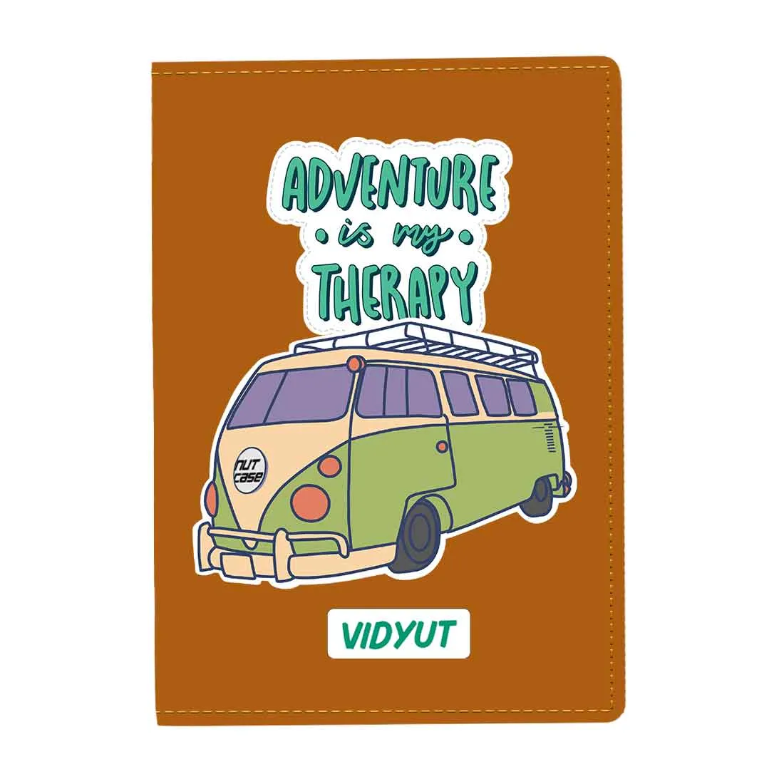 Customised Passport Holder Faux Leather Custom Covers for Passports-Adventure Therapy