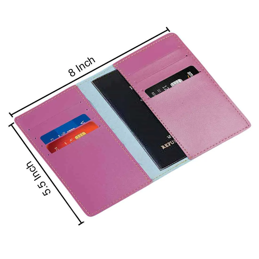 Customised Passport Holder Faux Leather Custom Covers for Passports-Adventure Therapy