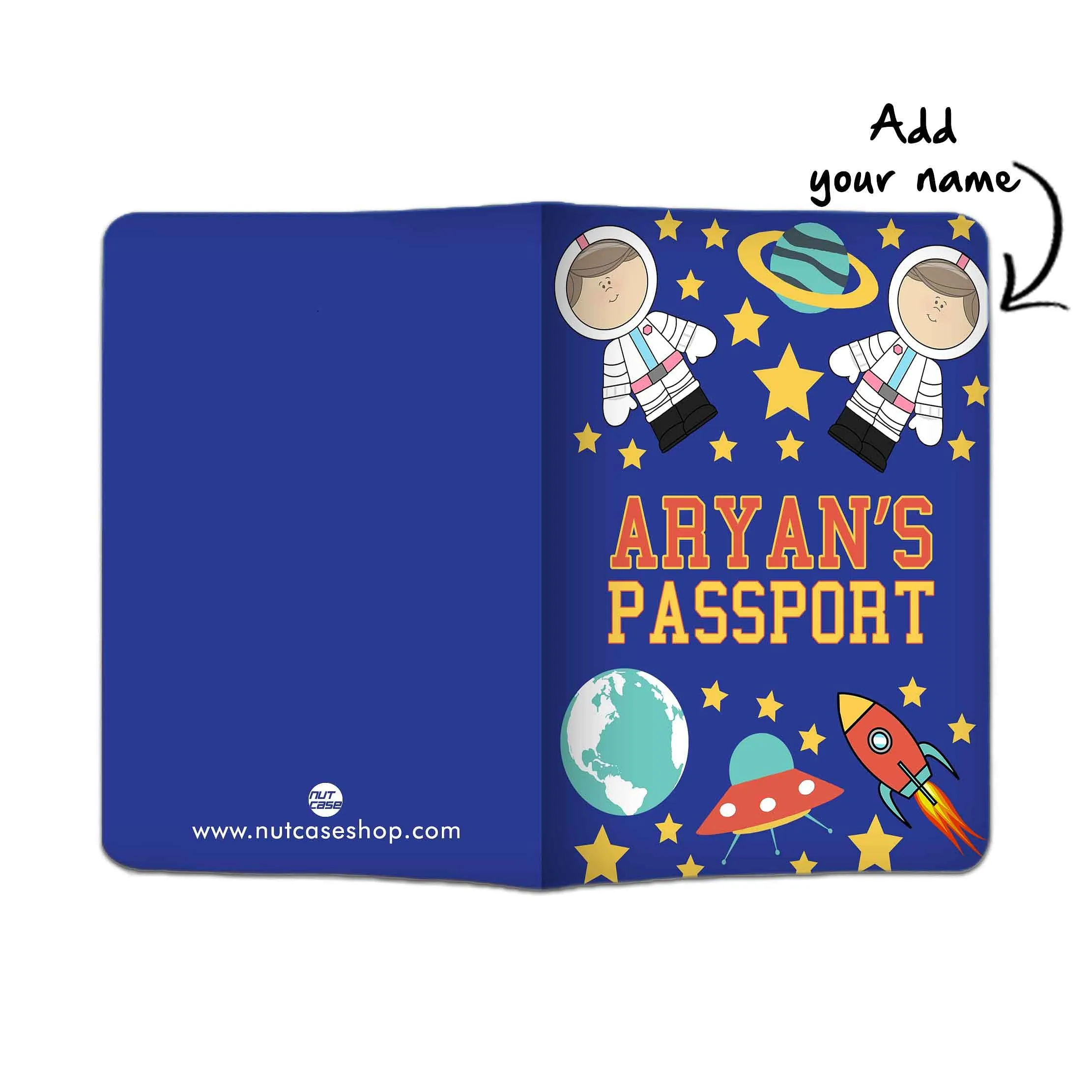 Customized Fancy Passport Holder - Space