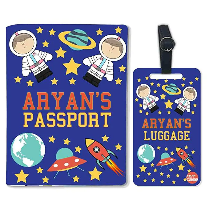 Customized Fancy Passport Holder - Space