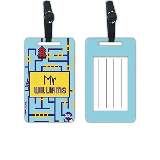 Customized Mr & Mrs Couples Passport Covers Suitcase Tag - Mr Traveller