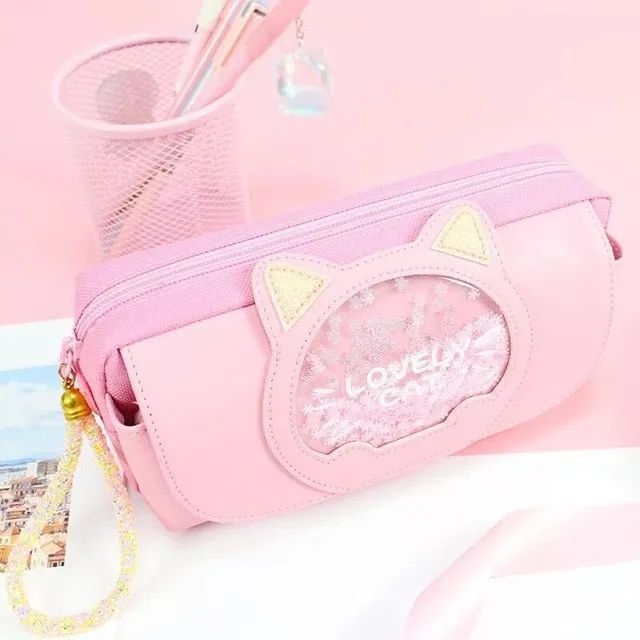 Cute Cat Pencil Bag