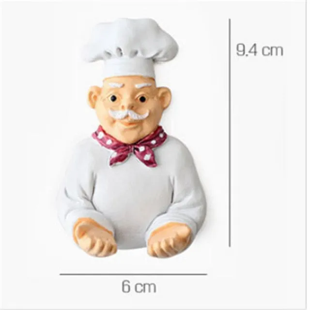 Cute Chef Wall-mounted Wire Plug Holder - Jennyhome