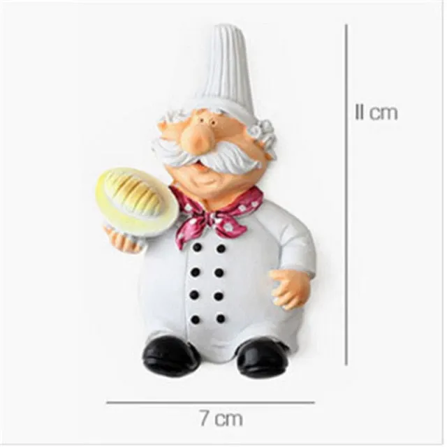 Cute Chef Wall-mounted Wire Plug Holder - Jennyhome