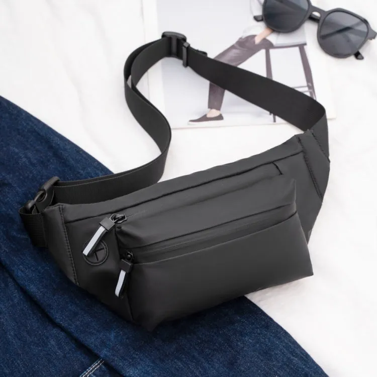 cxs-321 Adjustable Oxford Cloth Waist Bag for Men, Size: 32 x 12 x 6cm(Grey)