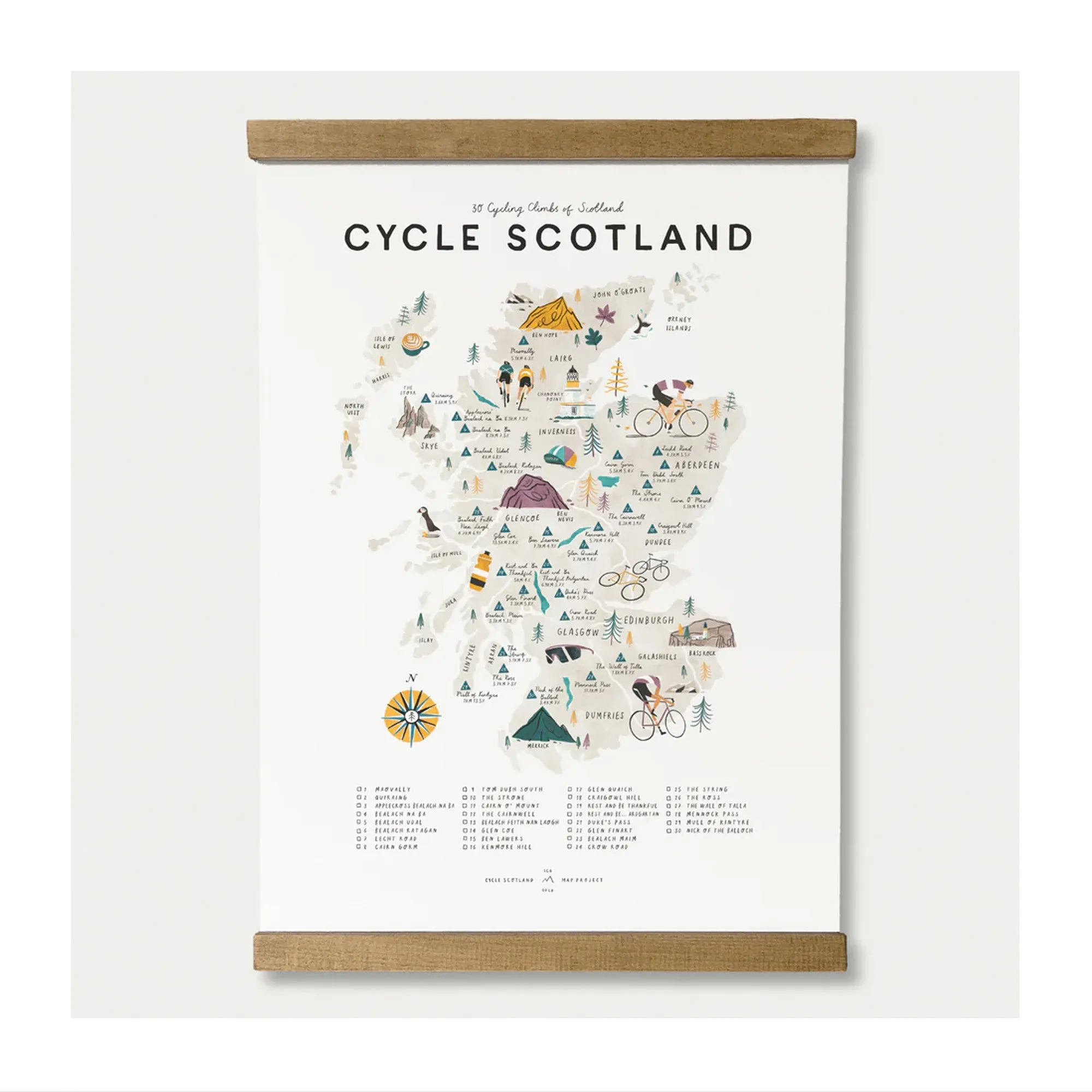 Cycle Scotland Print