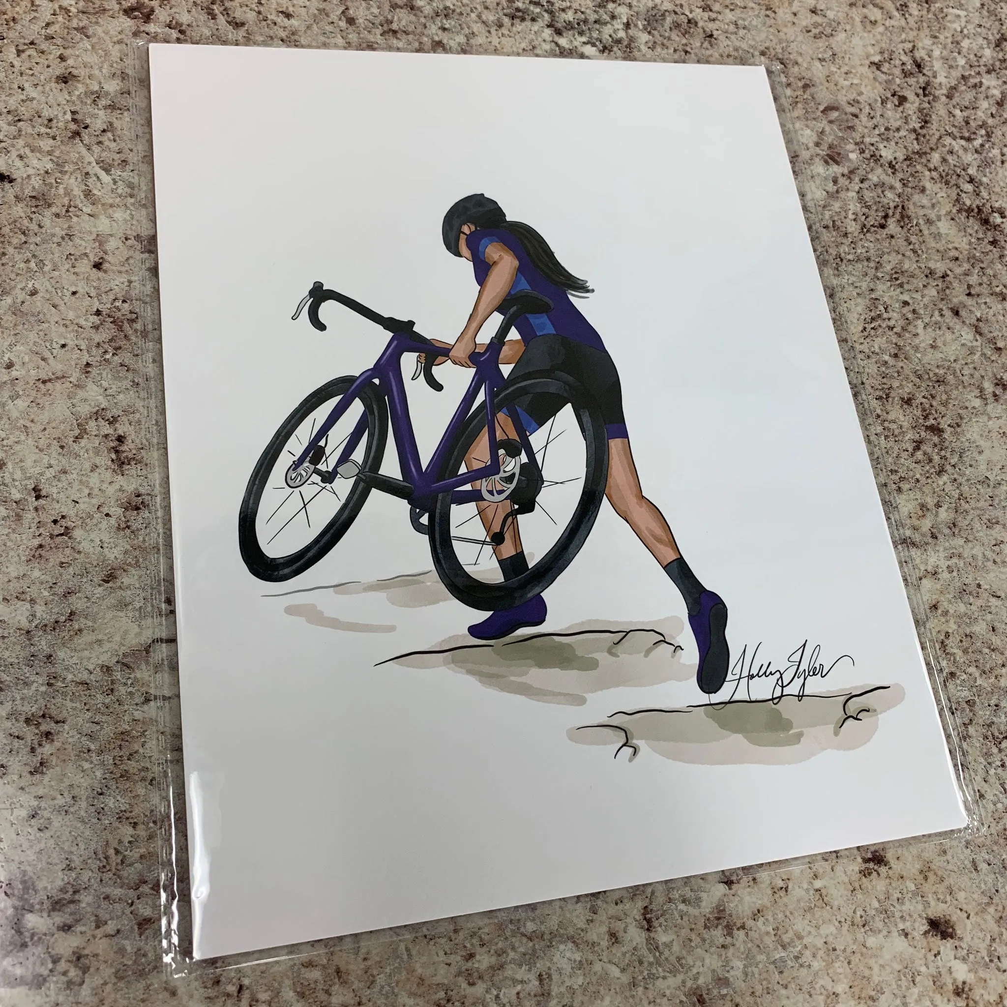 Cyclocross Girl Print [FINAL SALE]