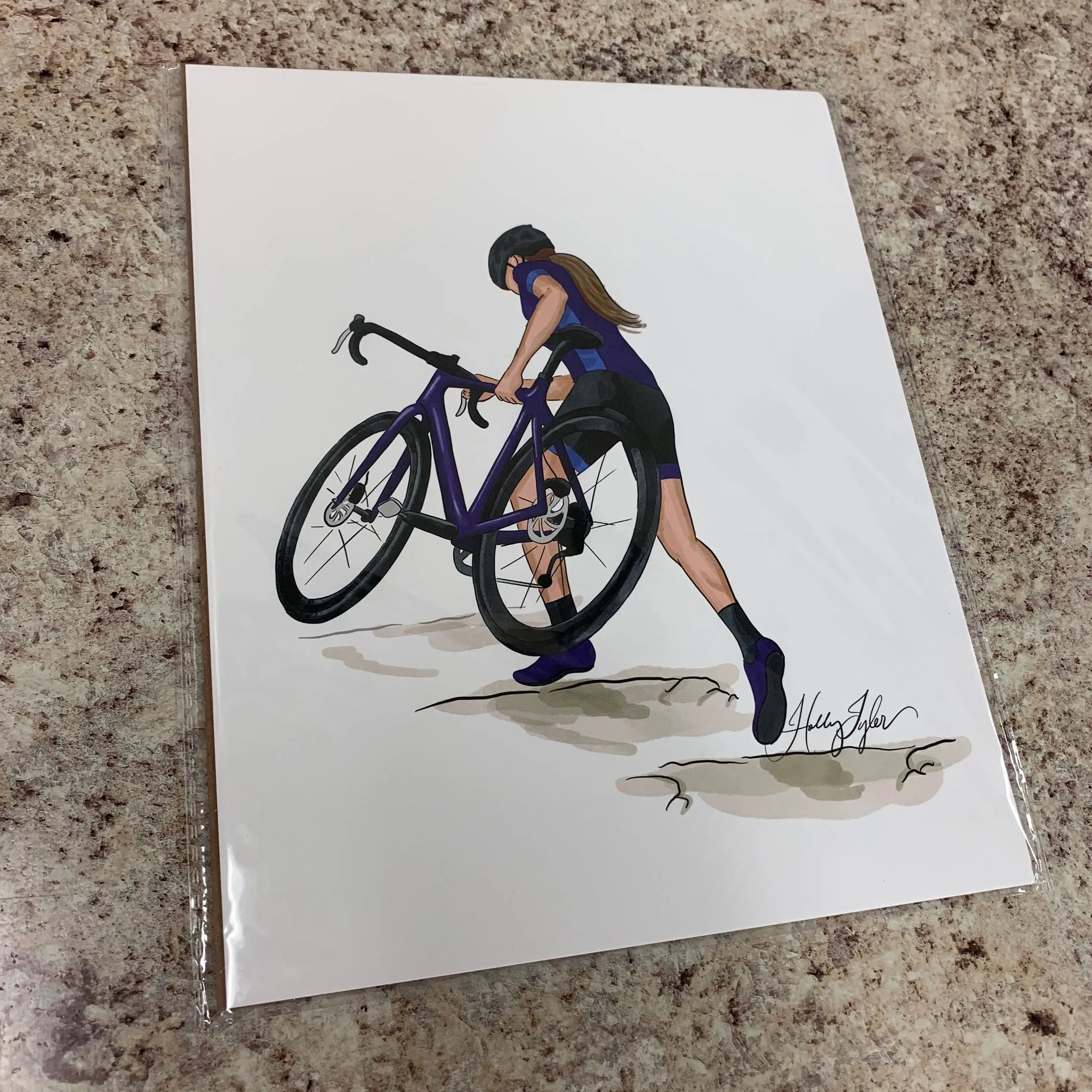 Cyclocross Girl Print [FINAL SALE]