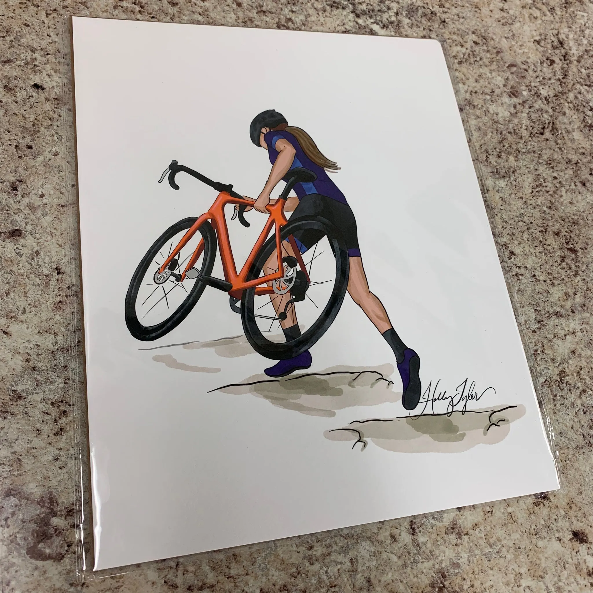 Cyclocross Girl Print [FINAL SALE]