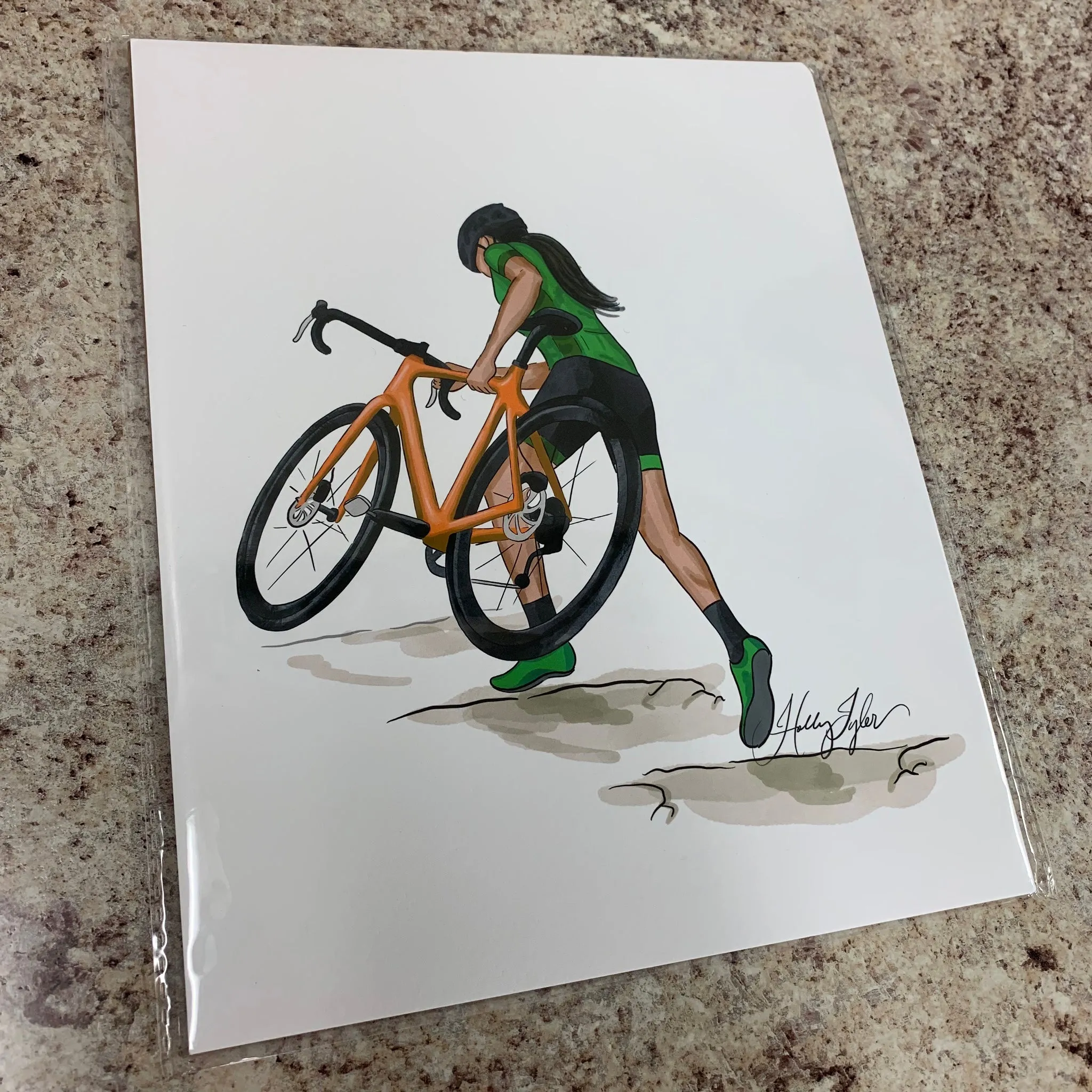 Cyclocross Girl Print [FINAL SALE]