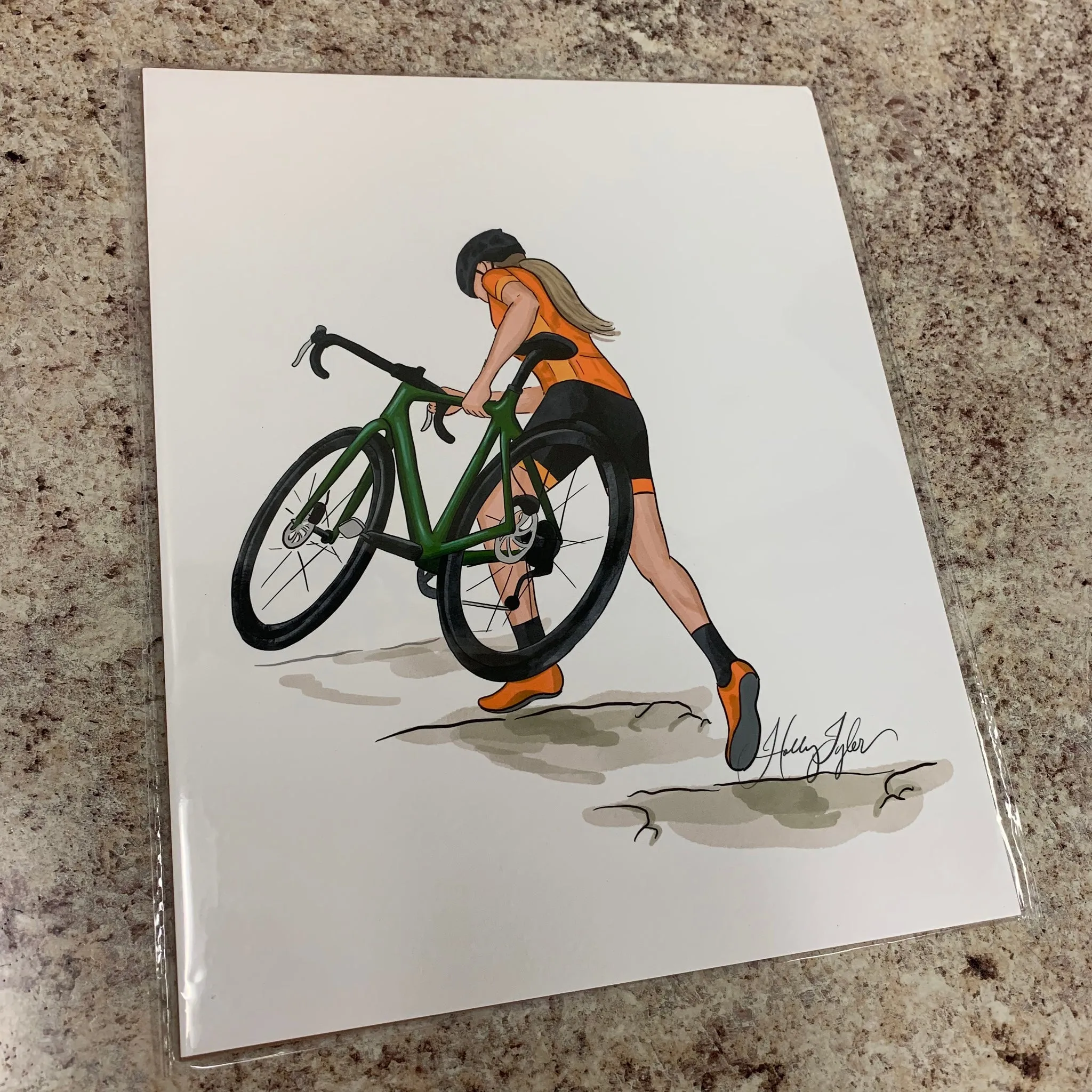 Cyclocross Girl Print [FINAL SALE]