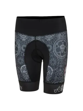 Day of the Living Women's Cycling Shorts Black