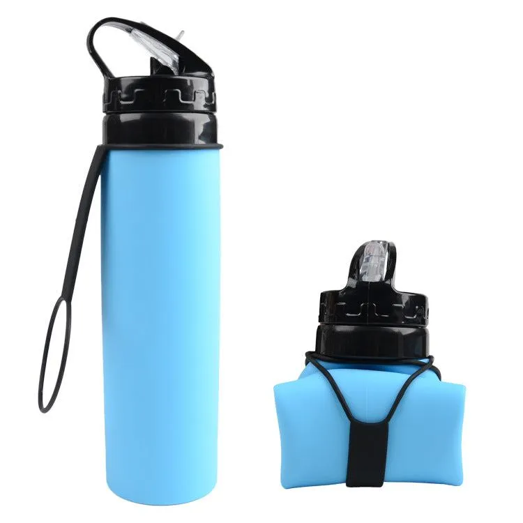 Dbeck® Collapsible Silicone Water Bottle for Outdoor Cycling