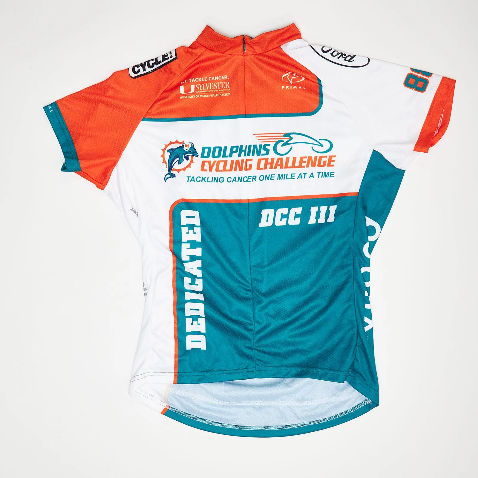 DCC III 2013 Women's Dolphins Cancer Challenge Cycling Jersey