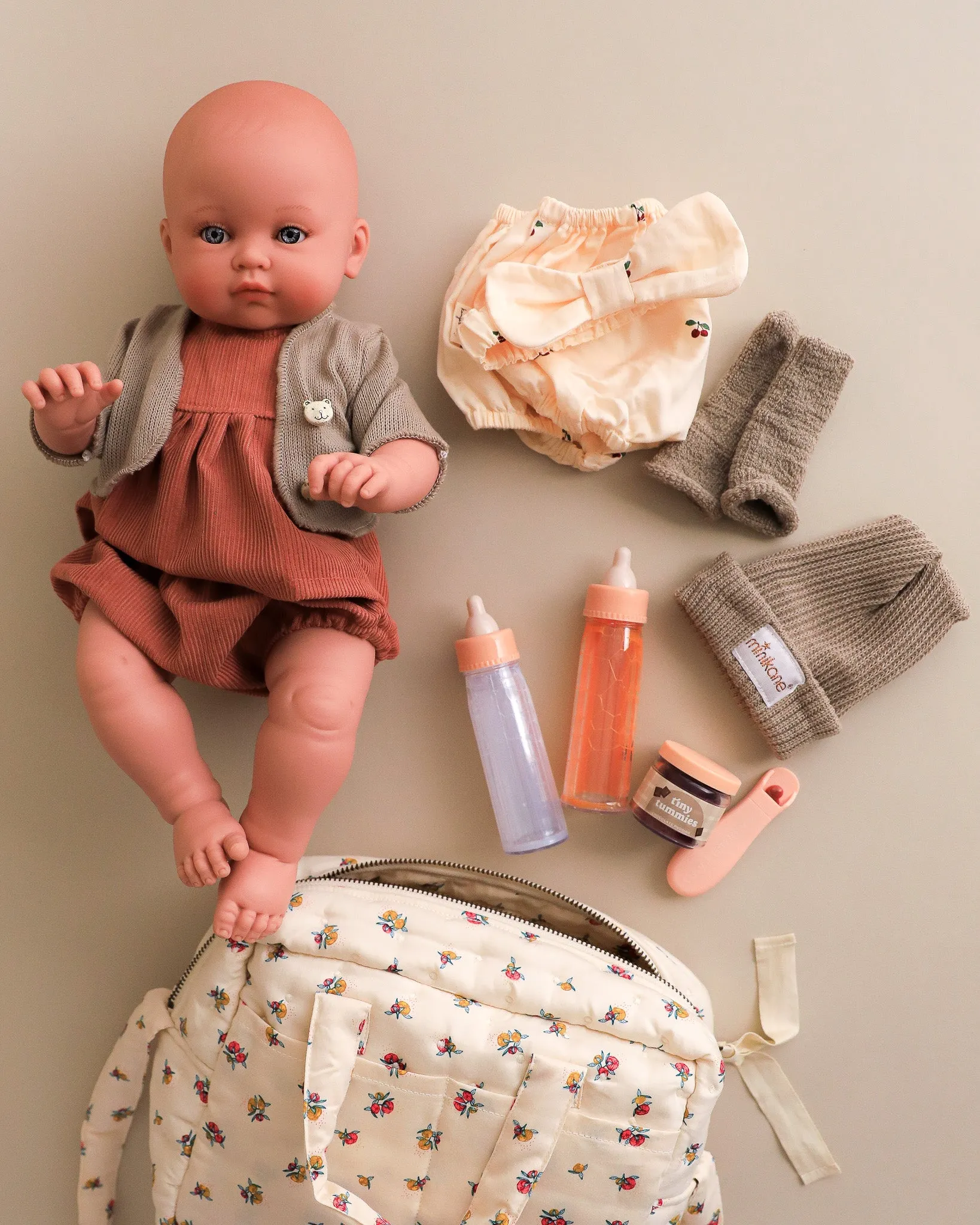 Doll Diaper Bag - Peonia