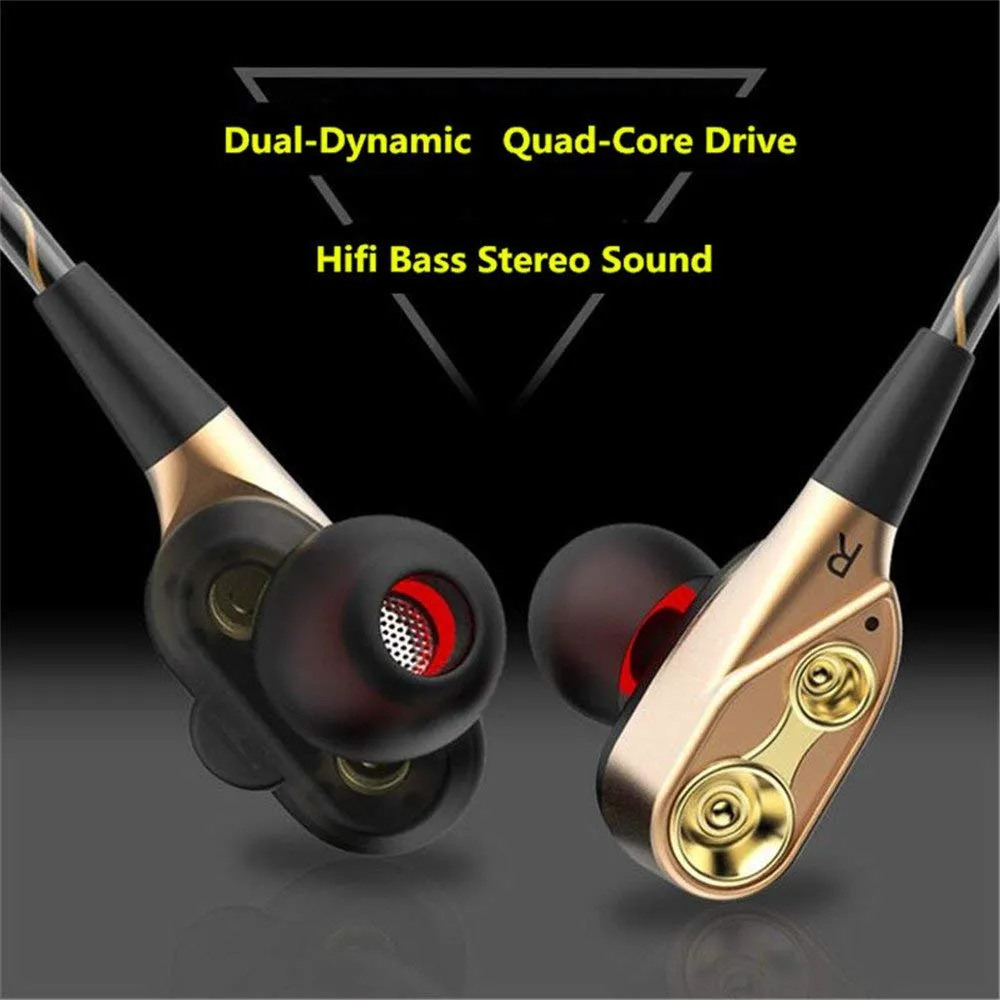 Dual Drive Stereo Wired Earphone