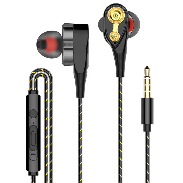 Dual Drive Stereo Wired Earphone