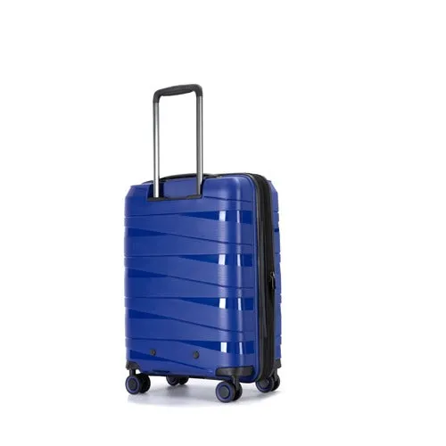 Eagle Spiral ABS Hard Shell Medium Expandable Suitcase with TSA Lock and 4 Spinner Wheels - 24"