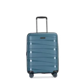 Eagle Spiral ABS Hard Shell Medium Expandable Suitcase with TSA Lock and 4 Spinner Wheels - 24"