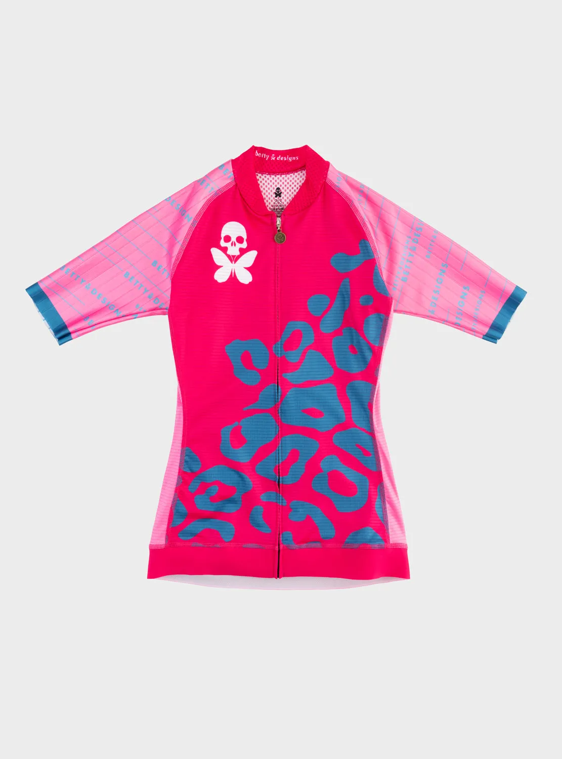 Fantasy Tropical Race Fit Cycle Jersey Cheetah