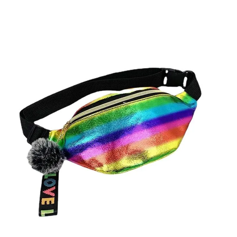 Fashionable Cool Women's Sequins Print Waist Packs