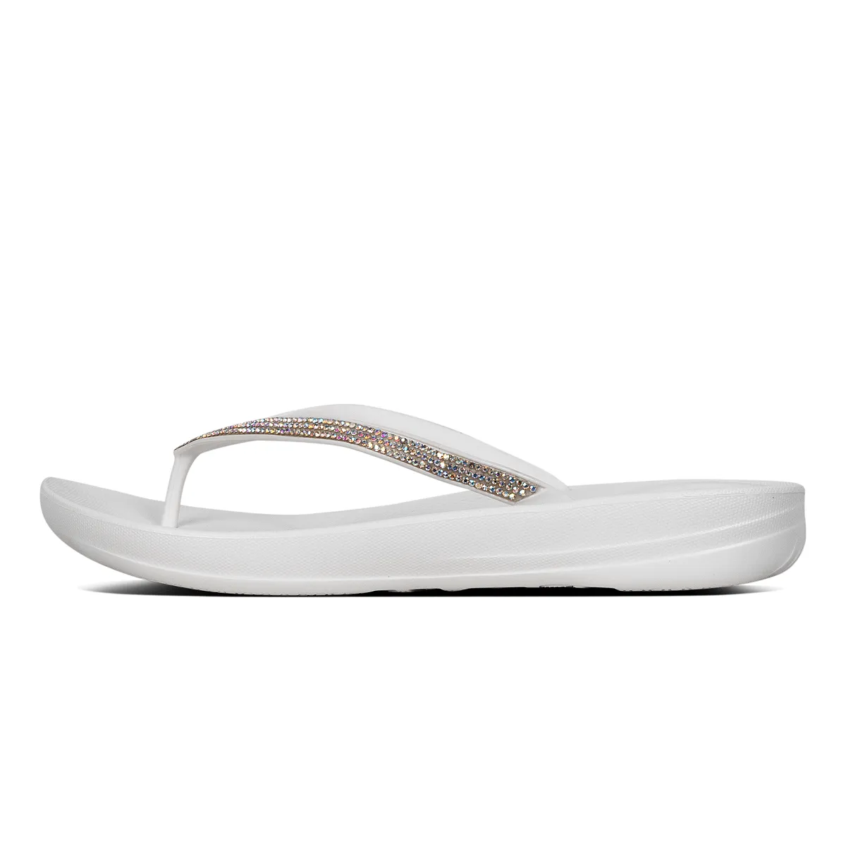 FitFlop Iqushion Flip Flops White