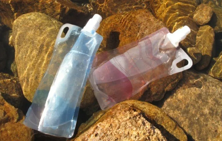 Foldable 1L Drinking Water Bottle Storage Bag