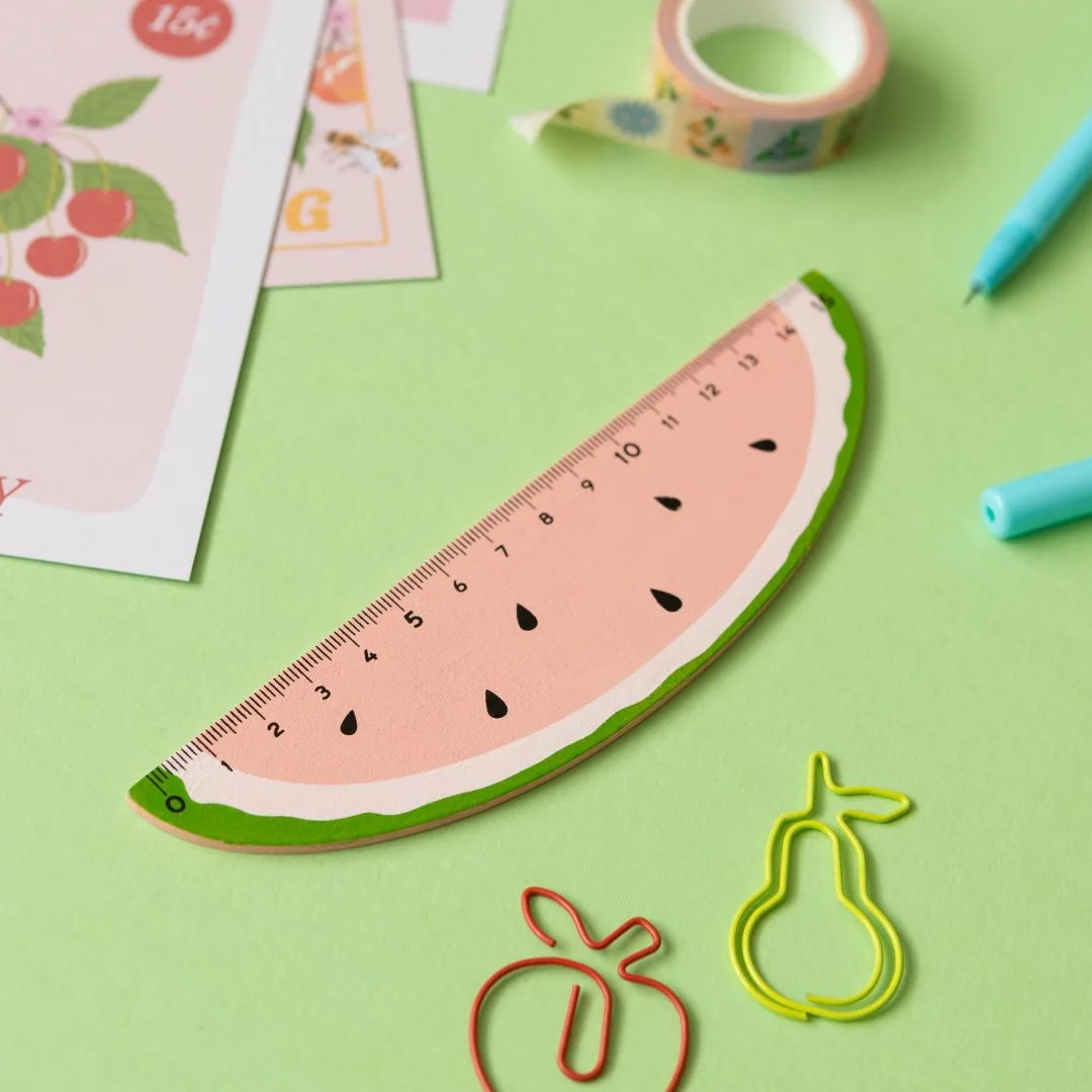 Fruit Wooden Ruler