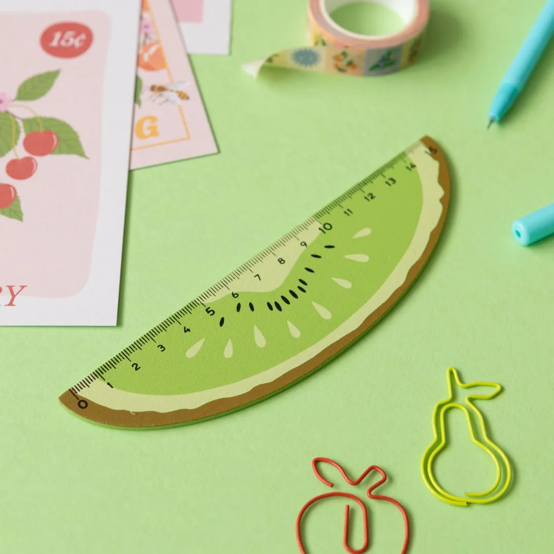 Fruit Wooden Ruler