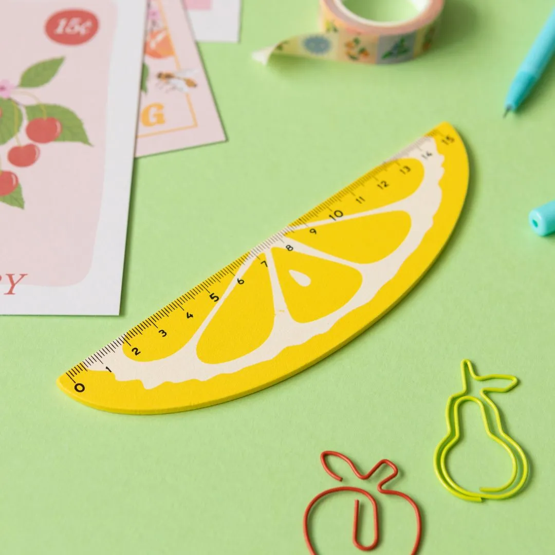 Fruit Wooden Ruler