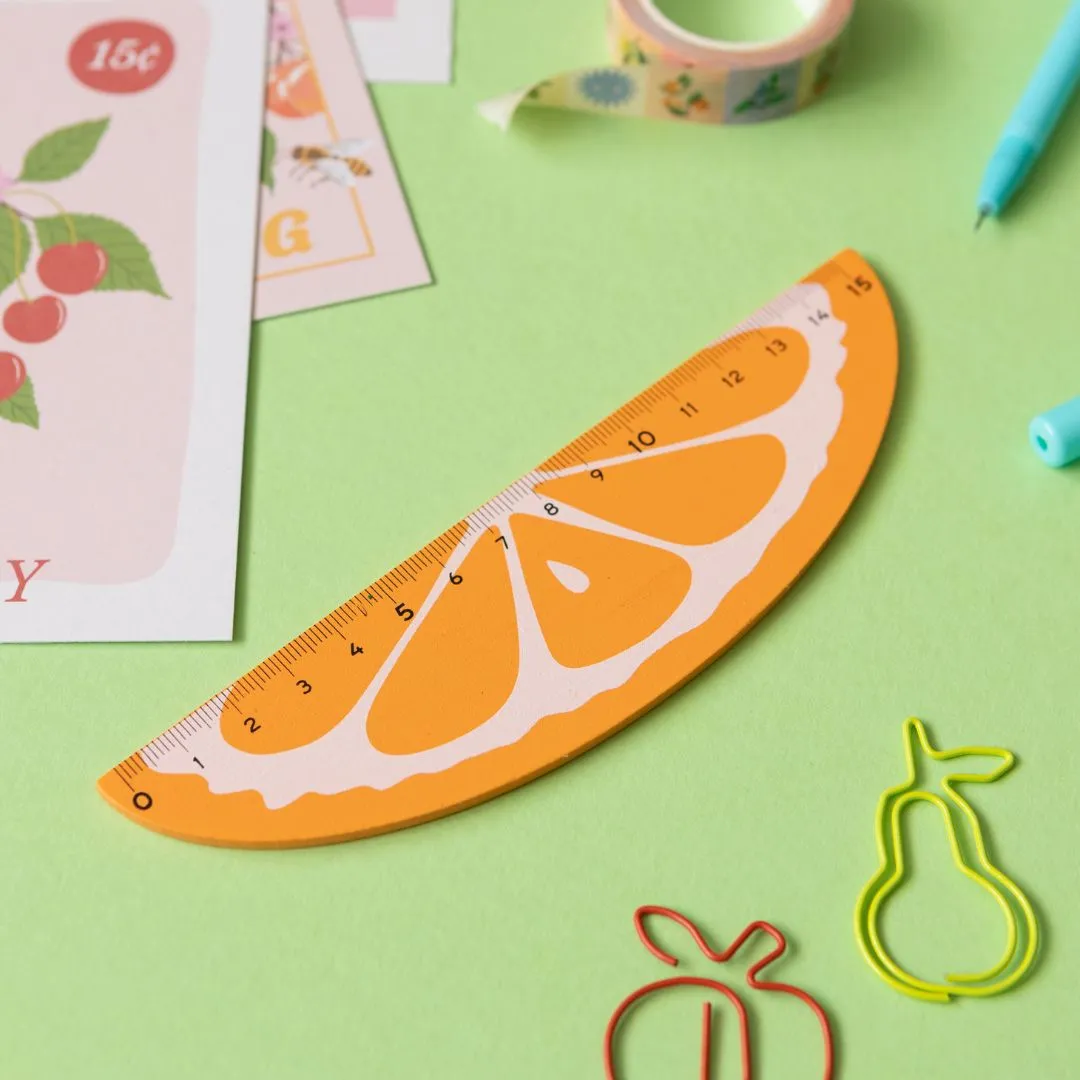 Fruit Wooden Ruler