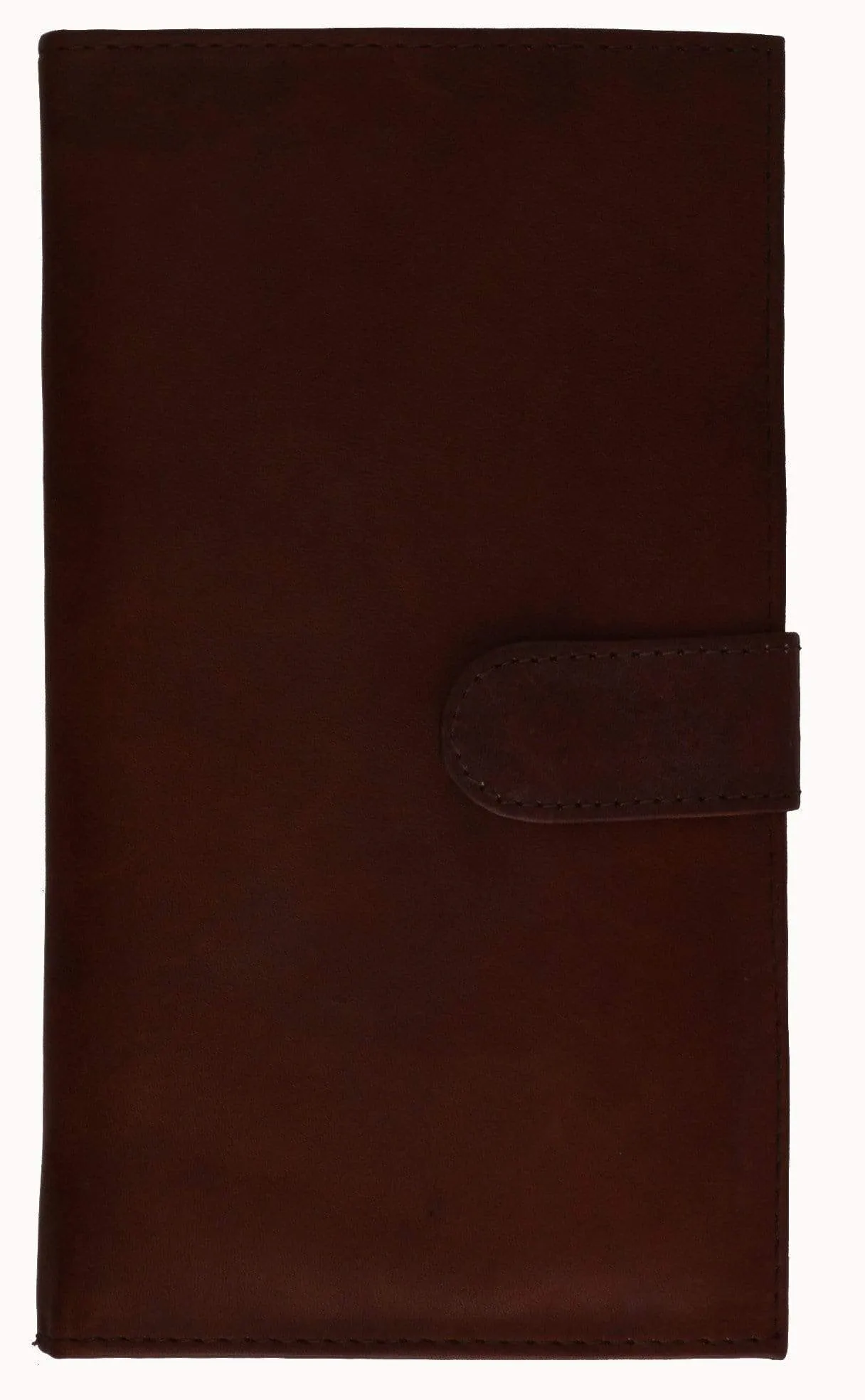 Genuine Leather Bifold Credit Card Holder Wallet With Snap 1629 CF (C)