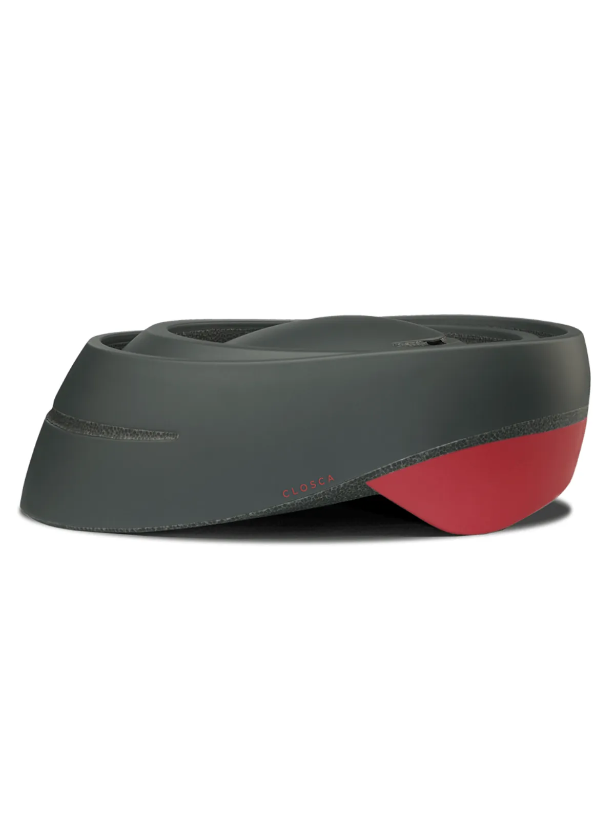 Graphite Red Wine Loop Helmet