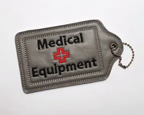 Gray Medical Equipment Luggage Tag