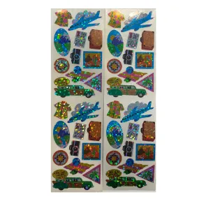 HAMBLY: Vacation glitter stickers *RARE*