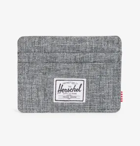 Herschel Charlie Card Holder - Raven Crosshatch