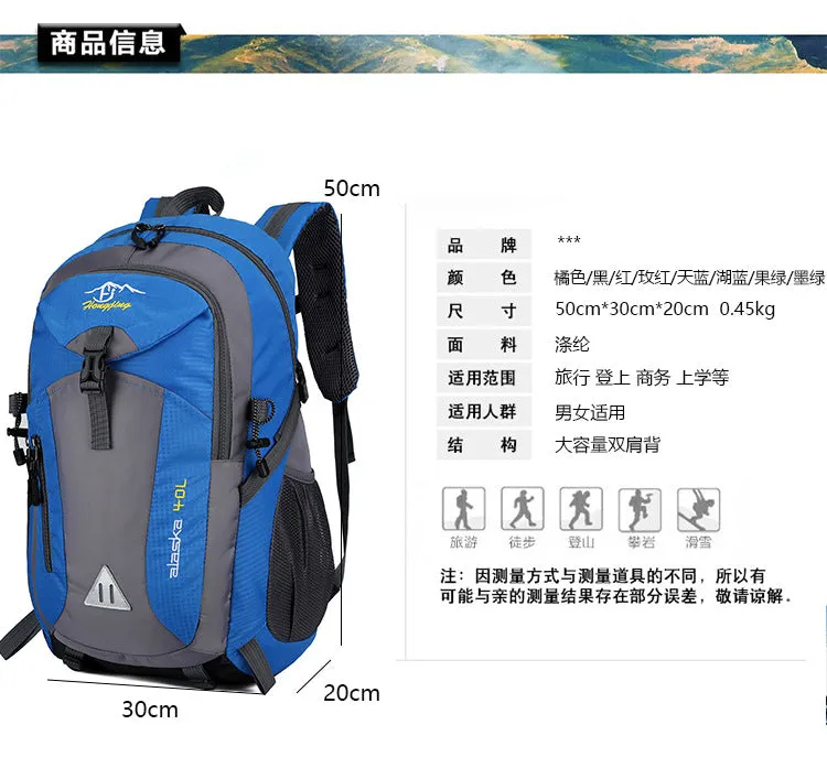 Hiking Backpacks Polyamides and Nylon Backpack for men