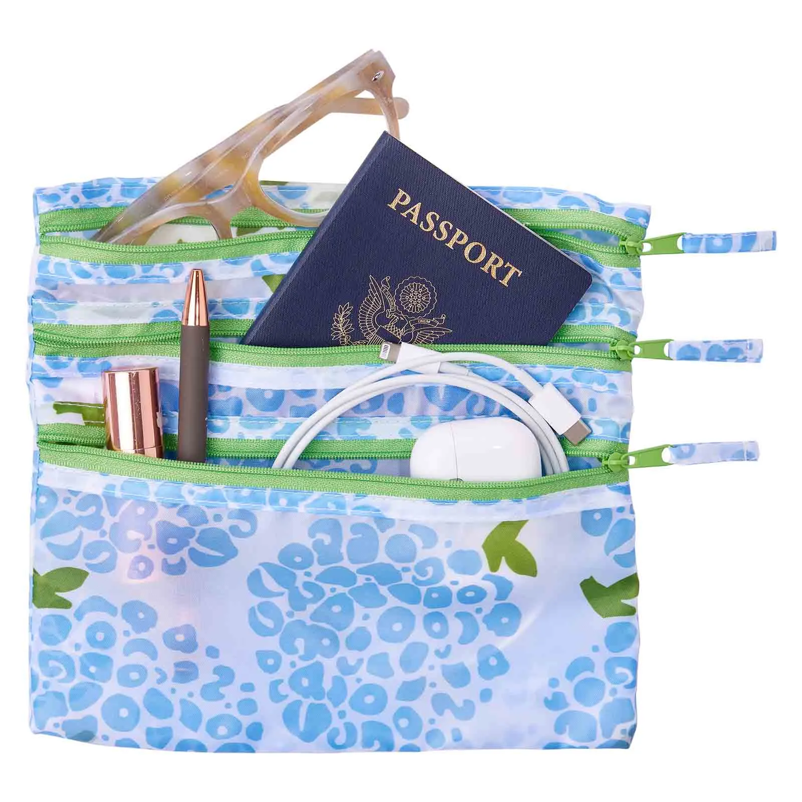 Hydrangea Travel Organizer Pouch