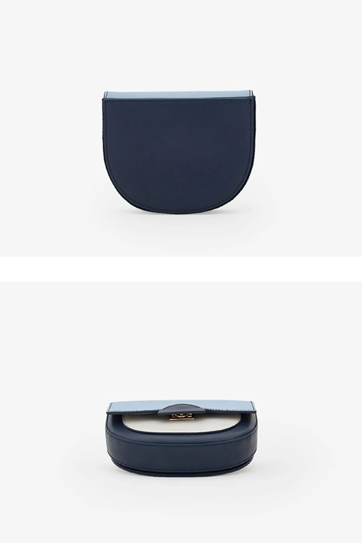 Incomplete | Blue Saddle Waist Leather Bag