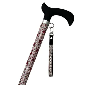 Jacqueline Kent "Sugar Cane" Hot Pink Adjustable Medical Cane