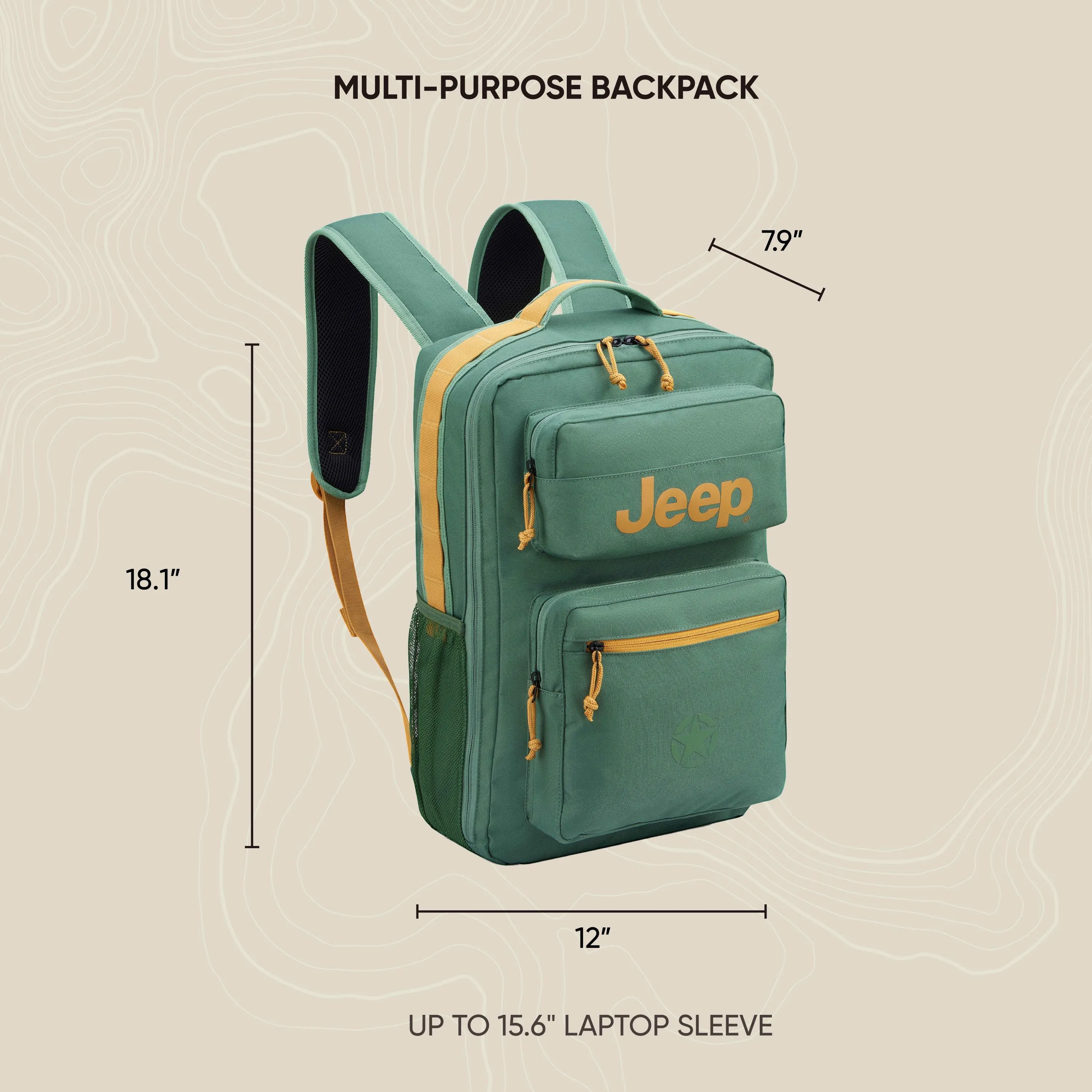 JS015B -  Multi-Purpose Laptop Backpack