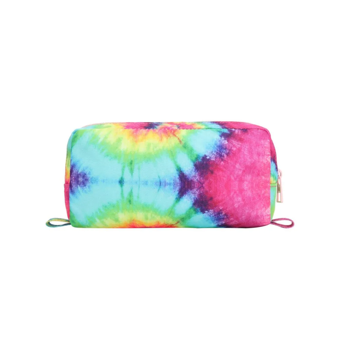 Junior Student Fuchia Tie-Dye Pencil Case