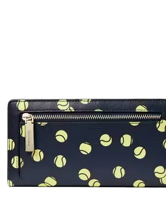 Kate Spade New York Tennis Toss Large Slim Bifold Wallet