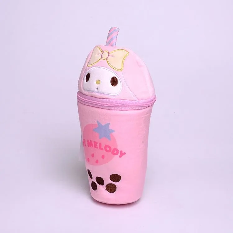 Kawaii Bubble Tea Pencil Cases