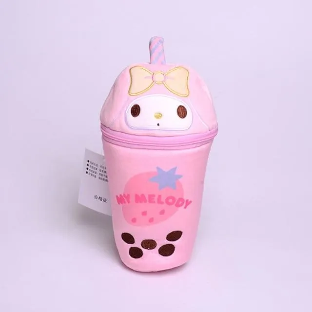 Kawaii Bubble Tea Pencil Cases